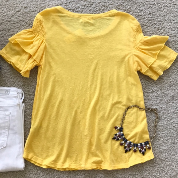 {Anthropologie} Sappho Ruffled Top - Picture 5 of 8